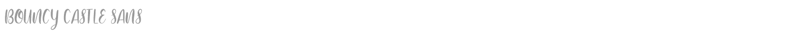 Bouncy Castle font preview